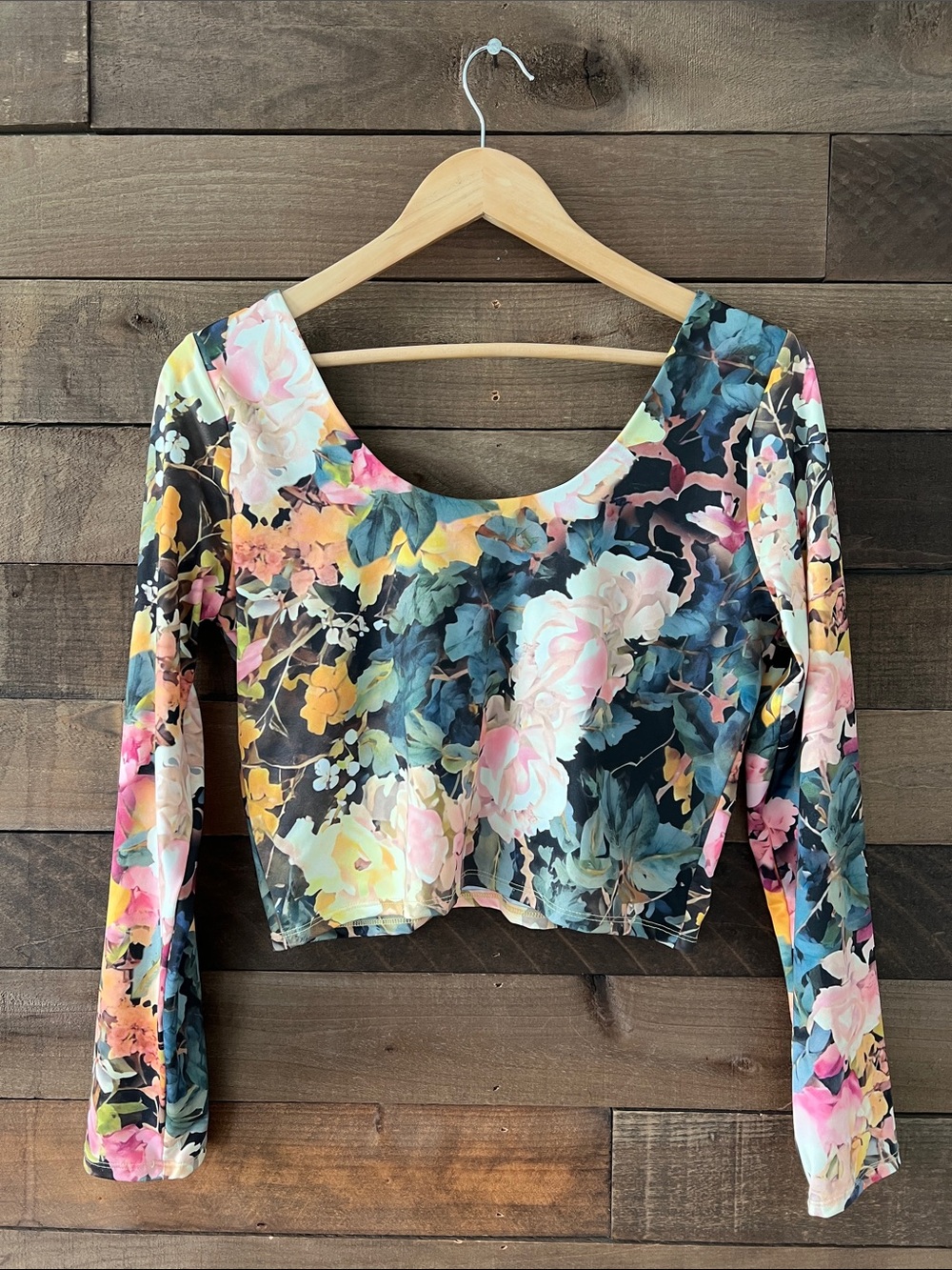 Albion Fit Women's Jess Top in Rosalia Floral Swim Set Size Large - Picture 3 of 5